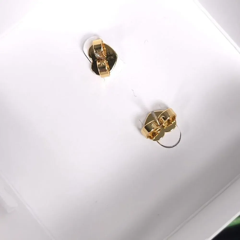 KATE SPADE Women's New Pearls On Pearl Stud Earrings Cream Gold Flower KG841